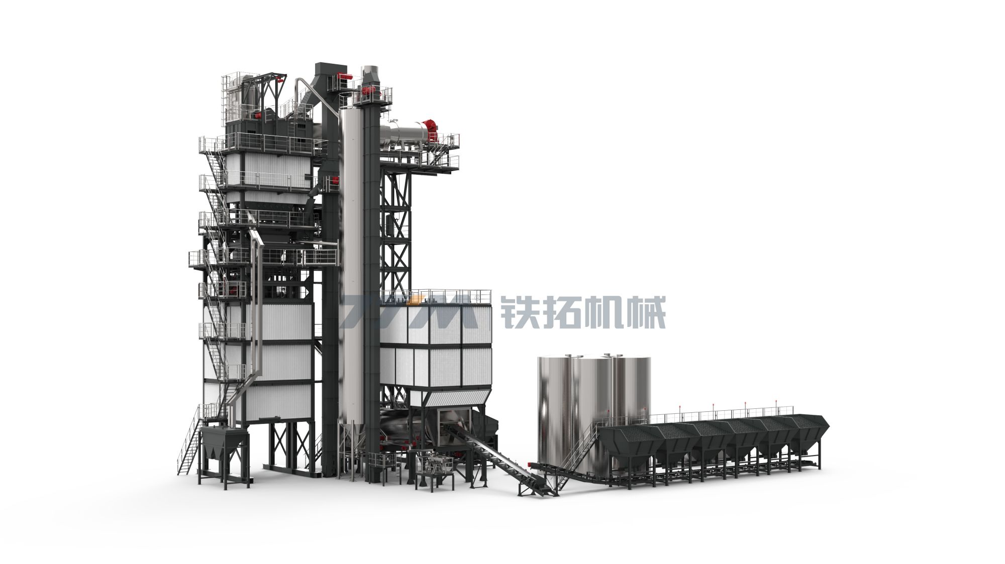 TS3020 RAP Recycling Continuous Asphalt Mixing Plant