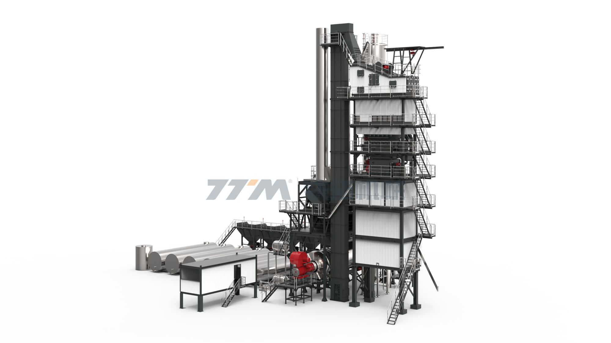 LB2000 160TPH Mobile Asphalt Batch Mix Plant