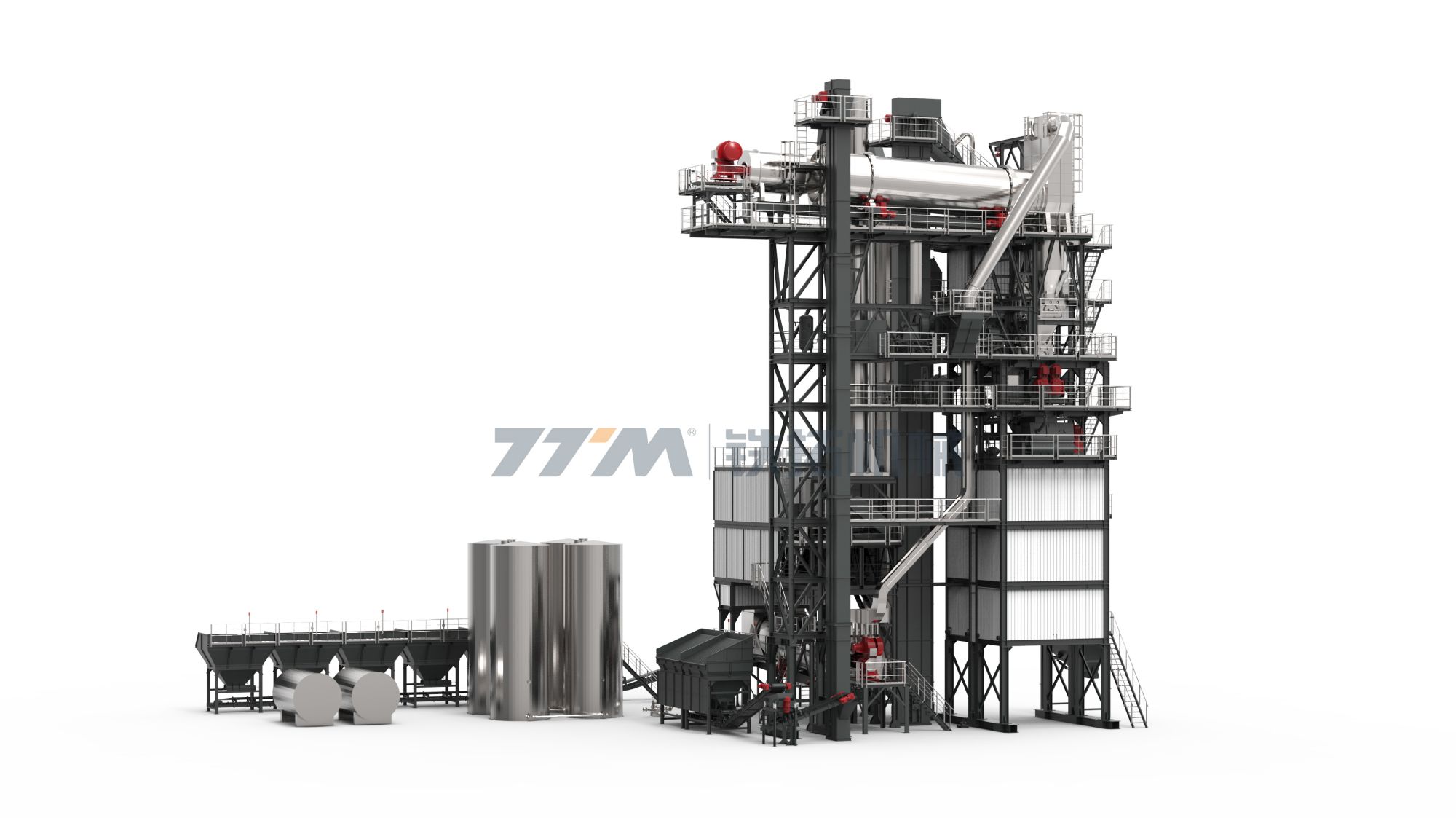 TS3015 RAP Recycling Hot Mix Asphalt Plant