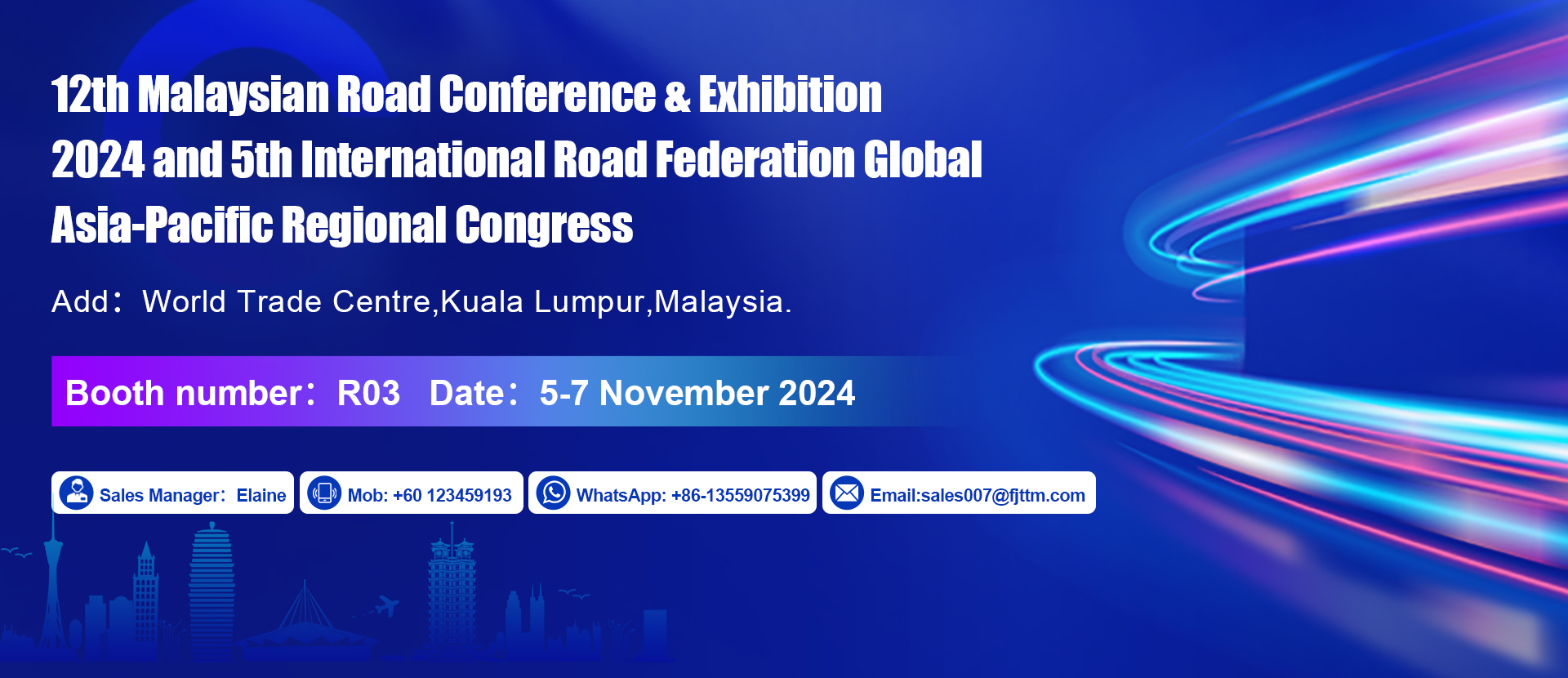 Join Us at the 12th Malaysian Road Conference and Exhibition 2024!